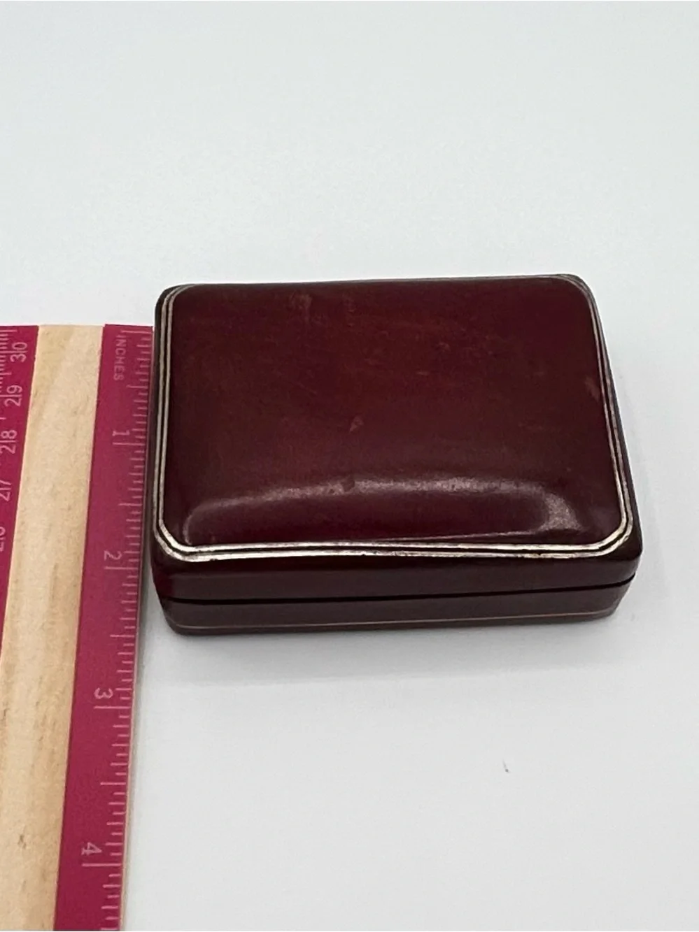 Italian Calf Leather Jewelry Trinket Box